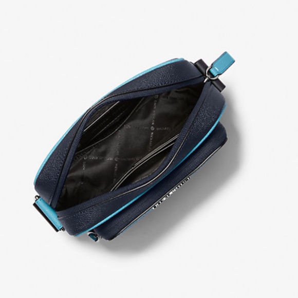 Michael Kors Cooper Color-Block Signature Logo Camera Bag NEW - Picture 4 of 5